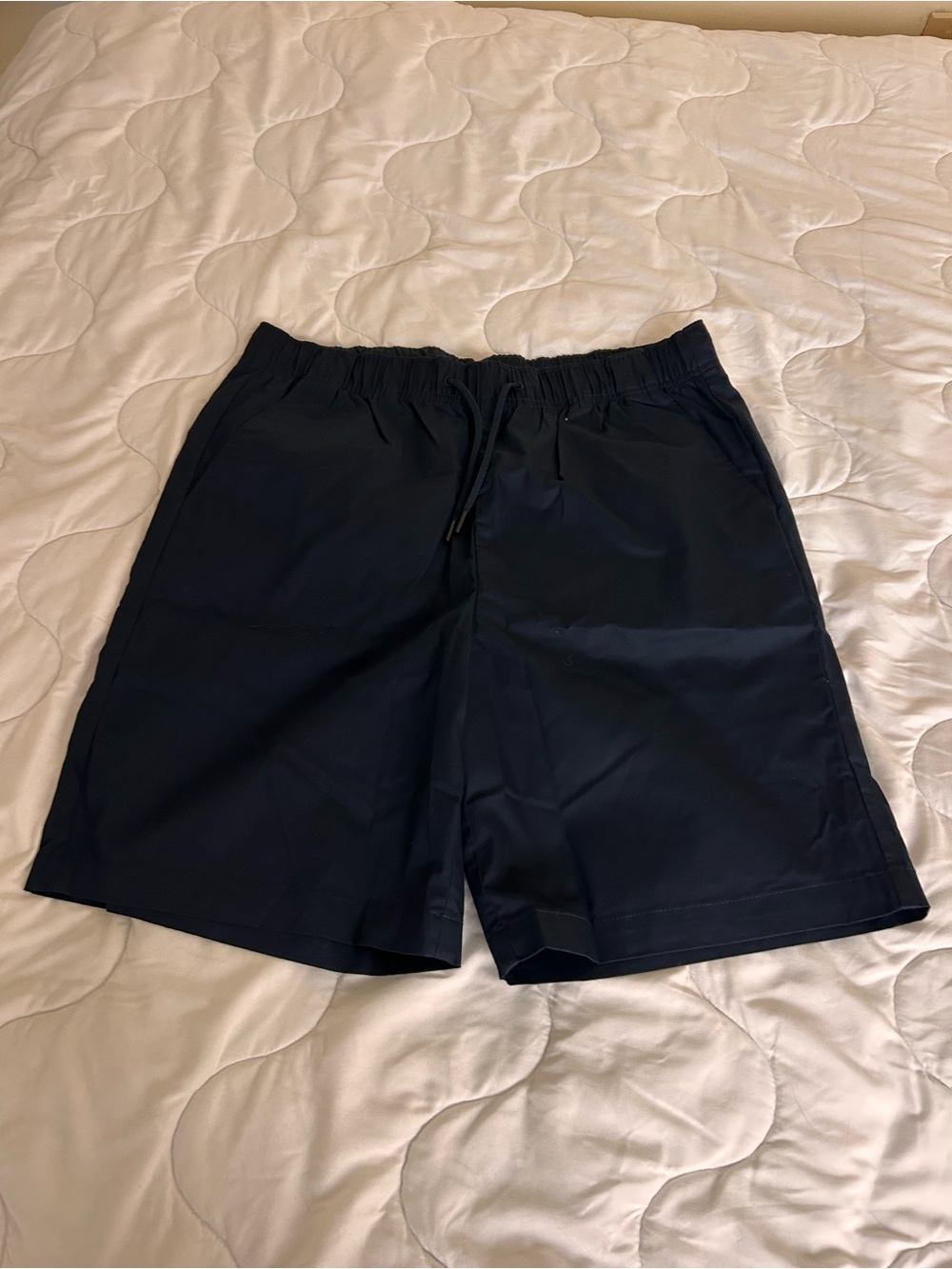 Calvin Klein Navy Drawstring Athletic Shorts
